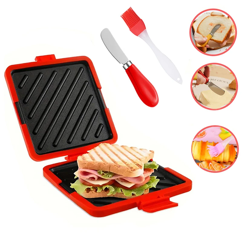 Kitchen Baking Brush - 3pack Food Grade Sandwich Toaster with
