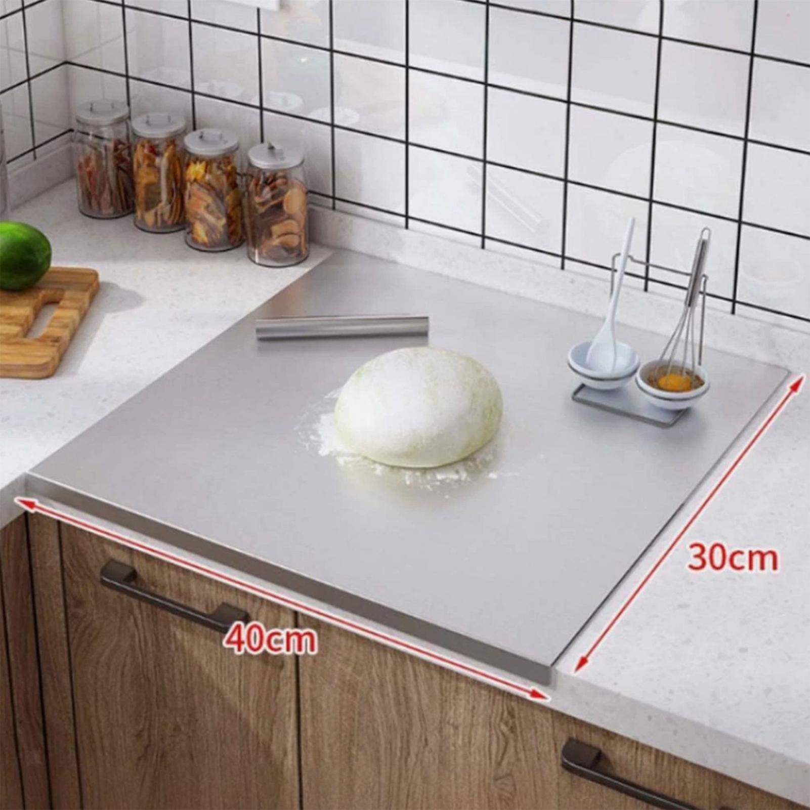 Kitchen And Baking Tools - Stainless Steel Cutting Board Nonstick Double-Sided