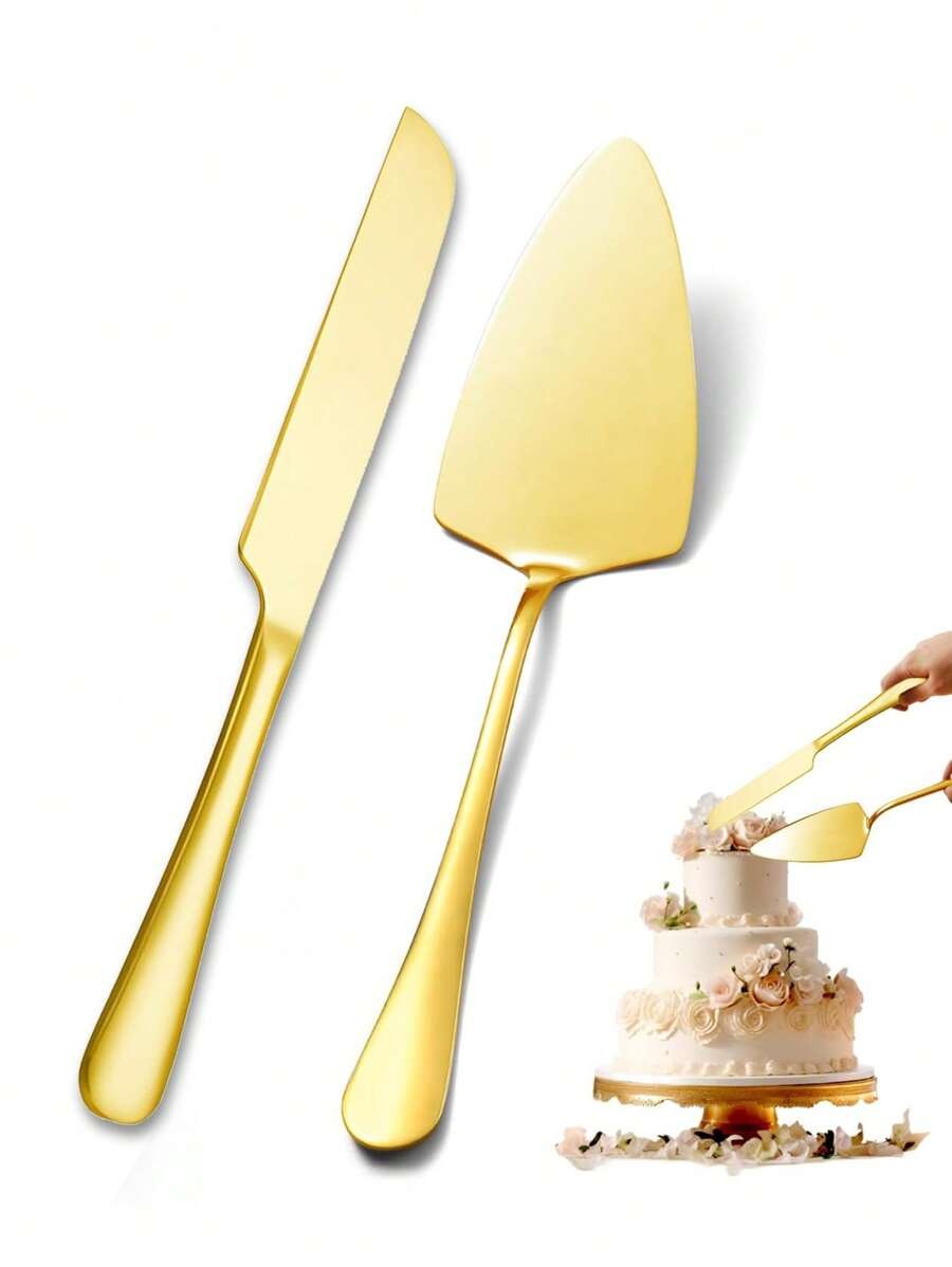 Kitchen And Baking Equipment - 1/2pcs Stainless Steel Cake Spatula Set,