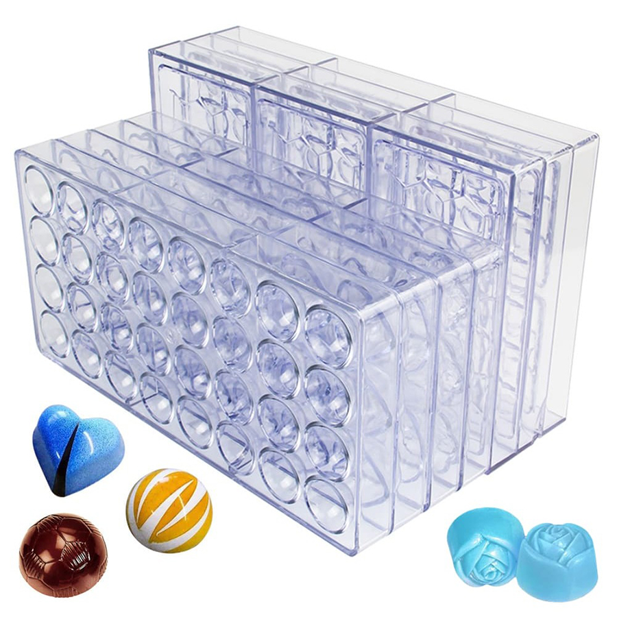 Kitchen And Baking Tools - 24 Styles Available Plastic Chocolate Mold