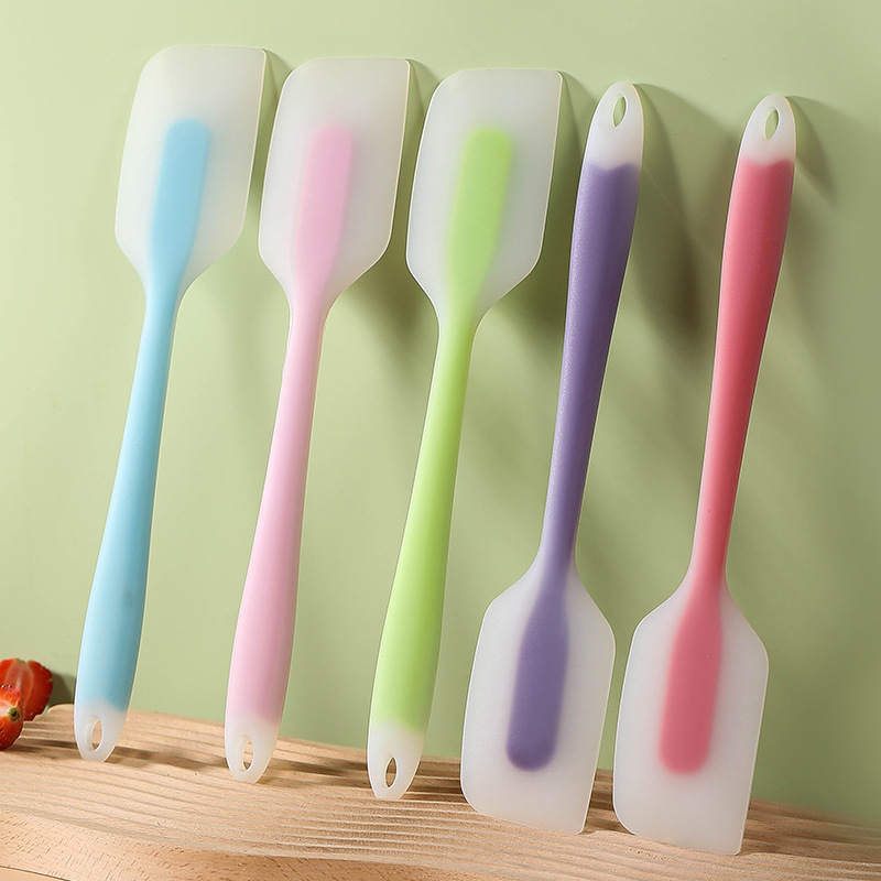 Kitchen Baking Brush - Silicone Cake Scraper Translucent Non-Stick Cake