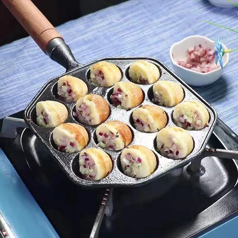Baking Takoyaki Pan 14 Holes G - огляд і ціна Kitchen Baking Brush
