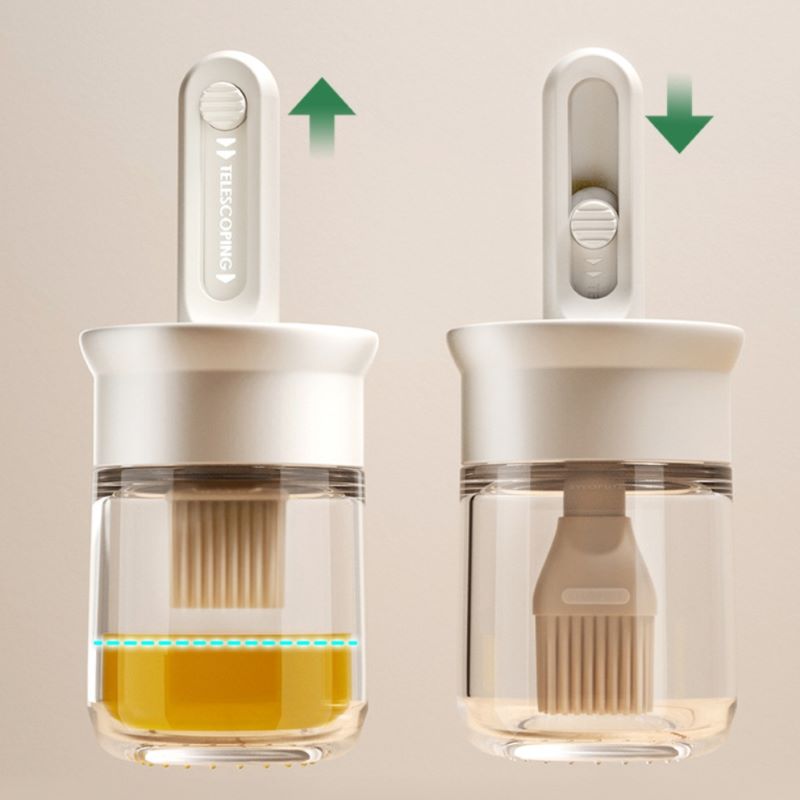 Glass Oil Bottle Food-grade He - огляд і ціна Kitchen Baking Brush