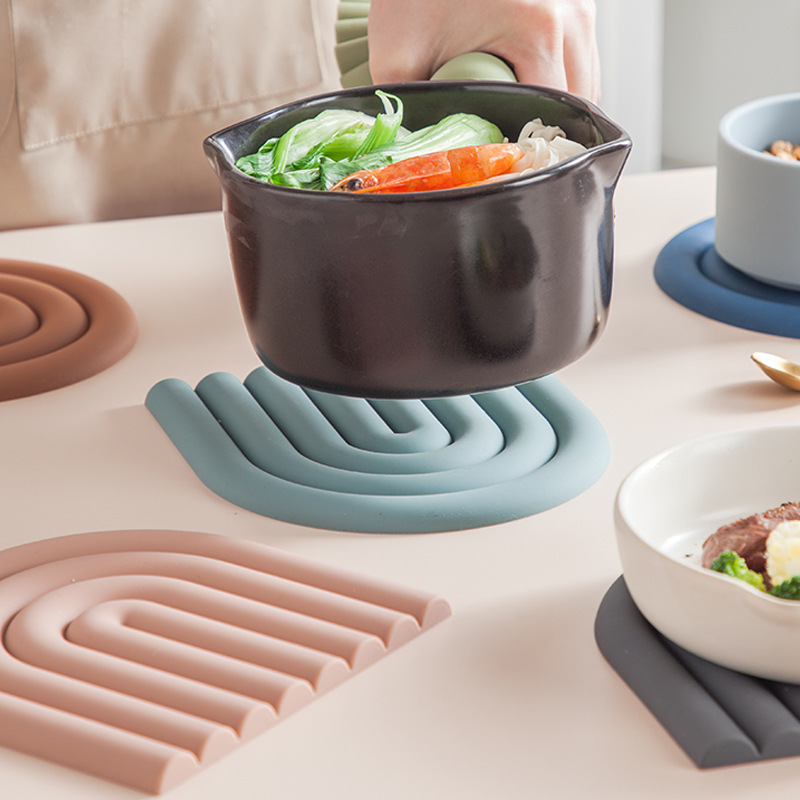 Rainbow Silicone Table Mat Coa - огляд і ціна Kitchen Baking Pan Organizer