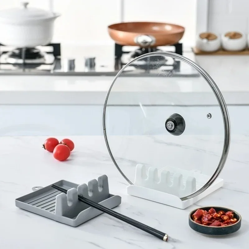 Pan Lid Holder Supports Spoons - огляд і ціна Kitchen Baking Pan Organizer
