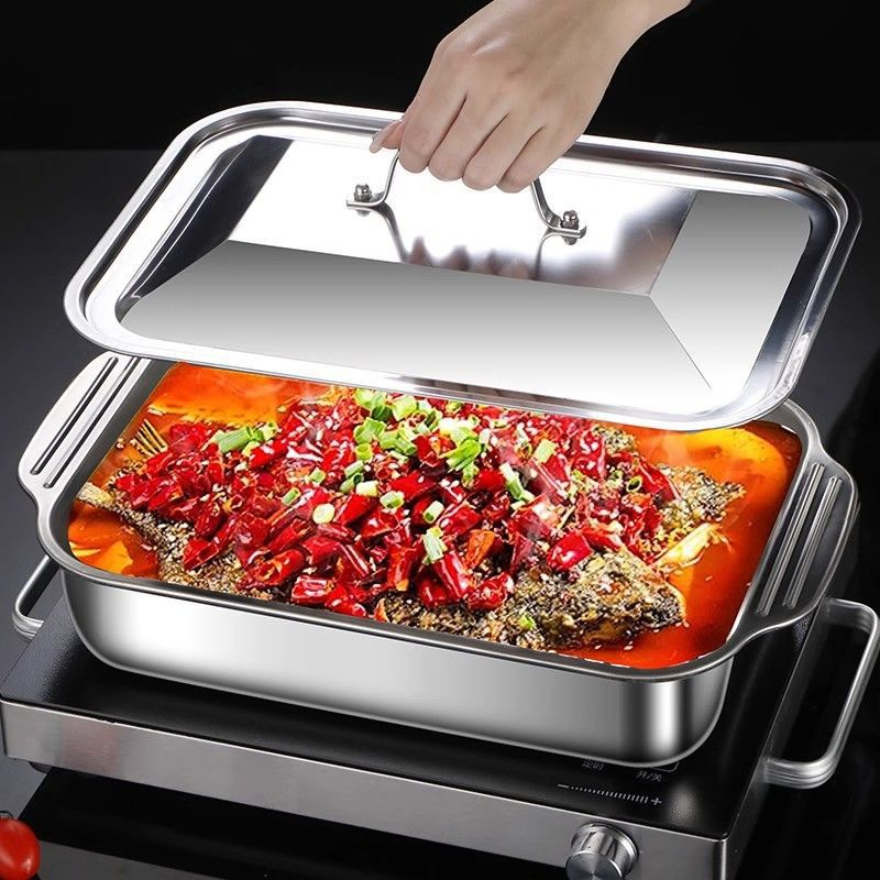 Stainless Steel Deep Baking Pa - огляд і ціна Kitchen And Baking Equipment