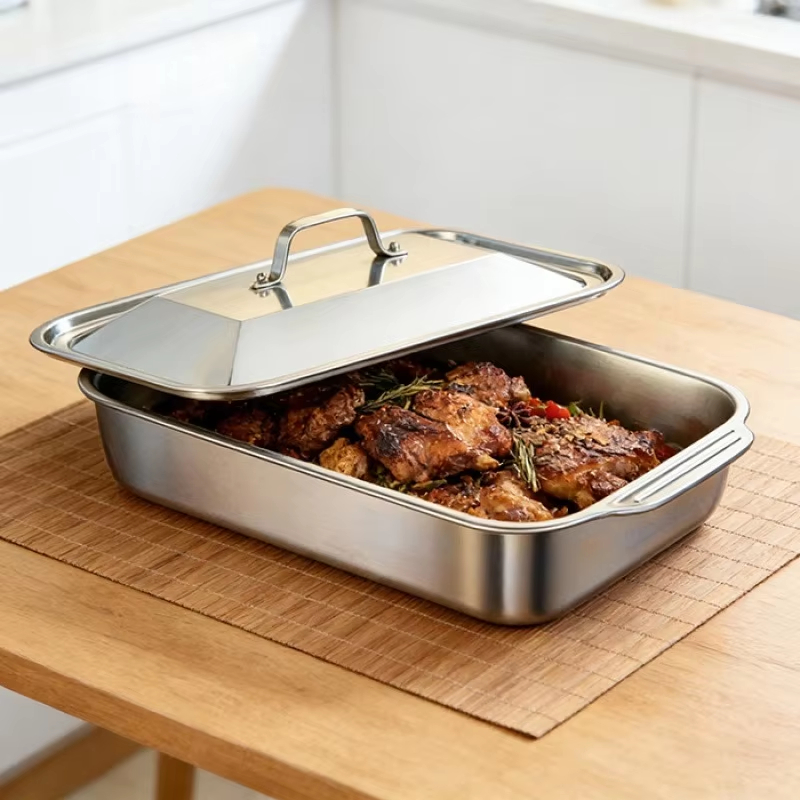 Stainless Steel Deep Baking Pa - огляд і ціна Kitchen And Baking Equipment