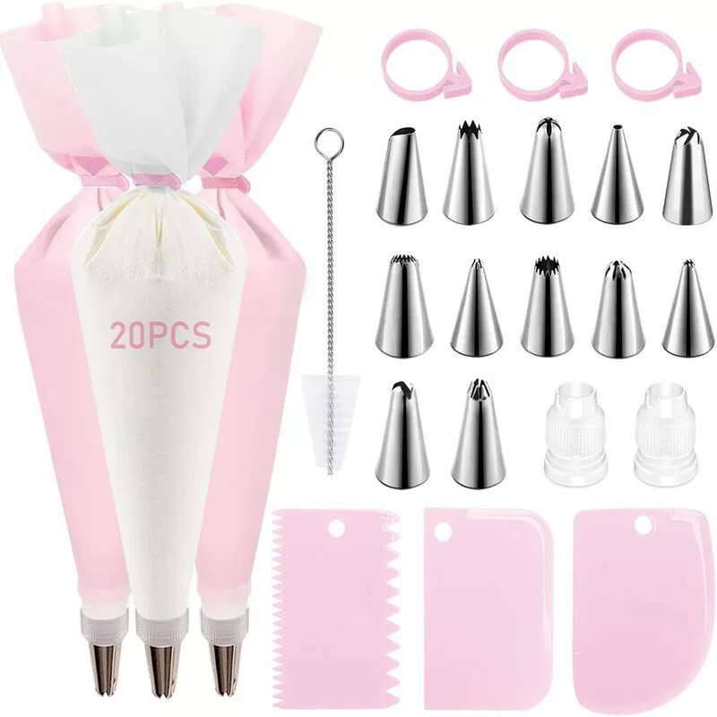 Piping Bags and Tips Set Cake  - огляд і ціна Kitchen And Baking Equipment