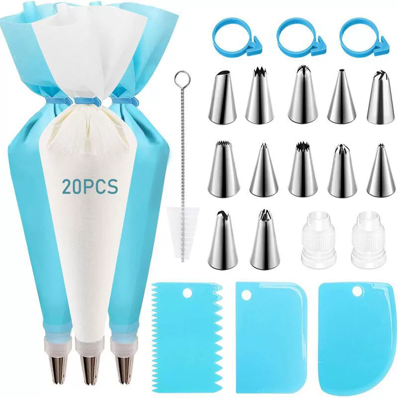 Piping Bags and Tips Set Cake  - огляд і ціна Kitchen And Baking Equipment