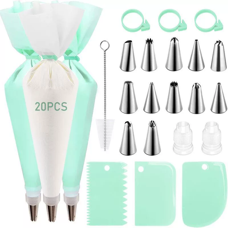 Piping Bags and Tips Set Cake  - огляд і ціна Kitchen And Baking Equipment