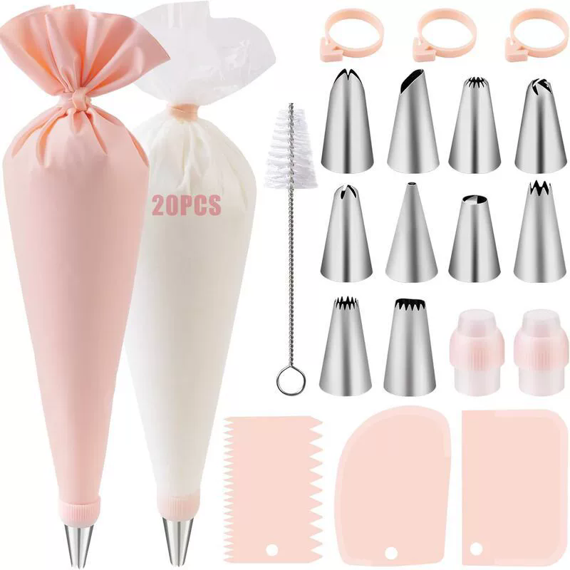 Piping Bags and Tips Set Cake  - огляд і ціна Kitchen And Baking Equipment