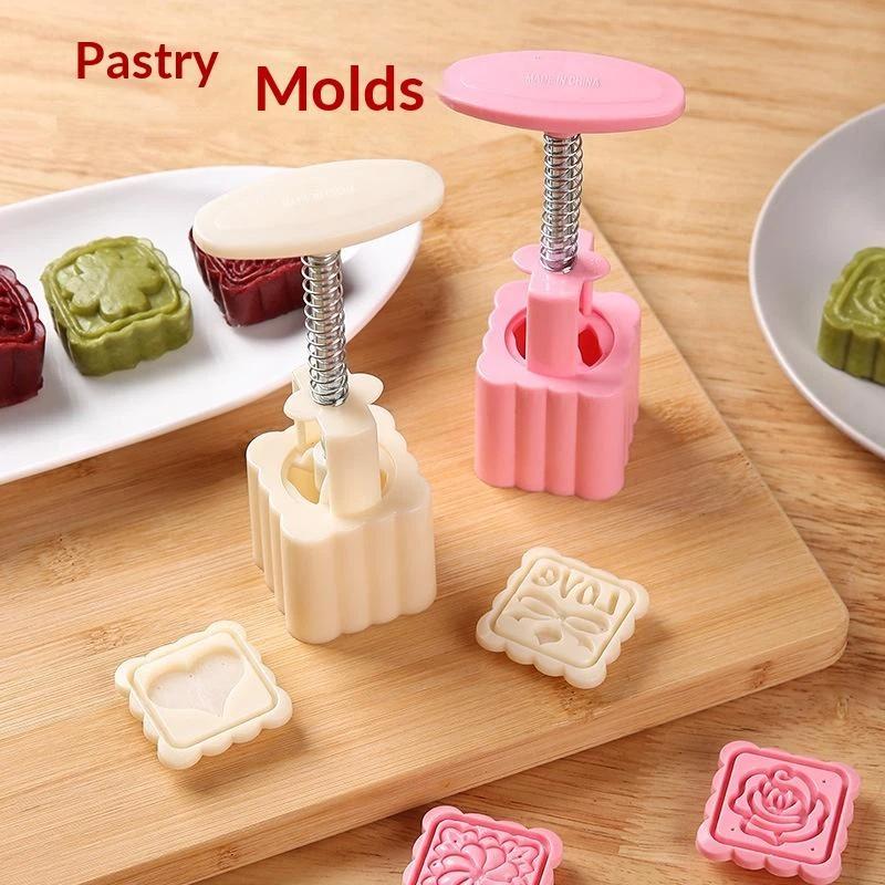 【HG】1 Set DIY Mooncake Mold Pl - огляд і ціна Kitchen Baking Torch