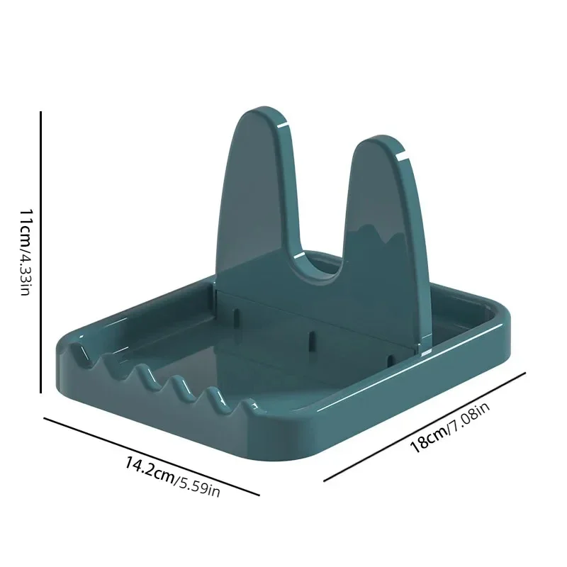 1pc Foldable Pot Lid Rack  Sta - огляд і ціна Kitchen Baking Pan Organizer