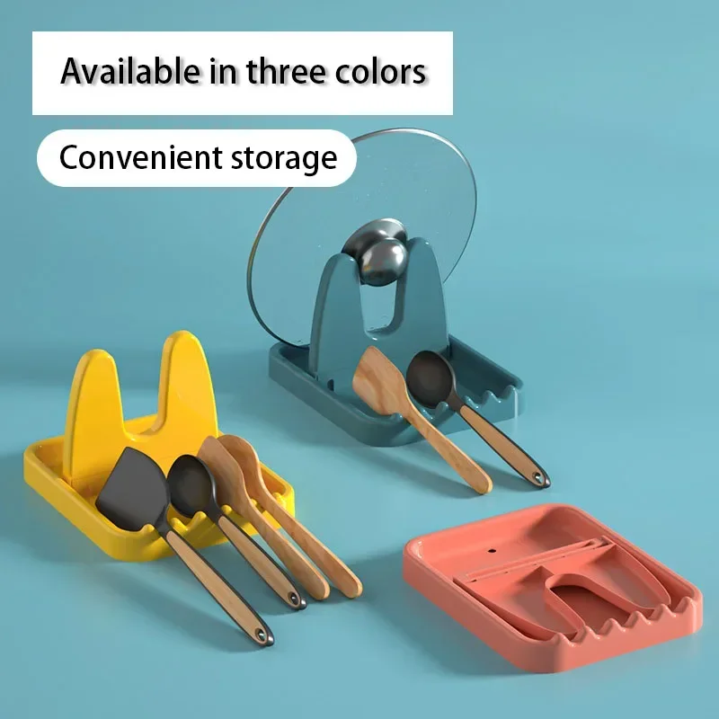 1pc Foldable Pot Lid Rack  Sta - огляд і ціна Kitchen Baking Pan Organizer