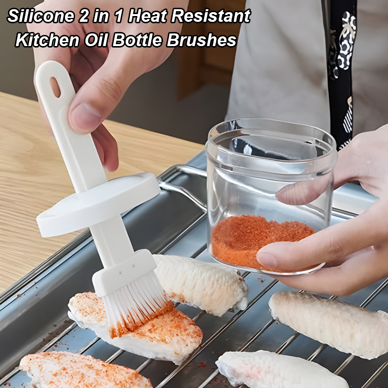 2 in 1 Heat Resistant Kitchen  - огляд і ціна Kitchen Baking Brush