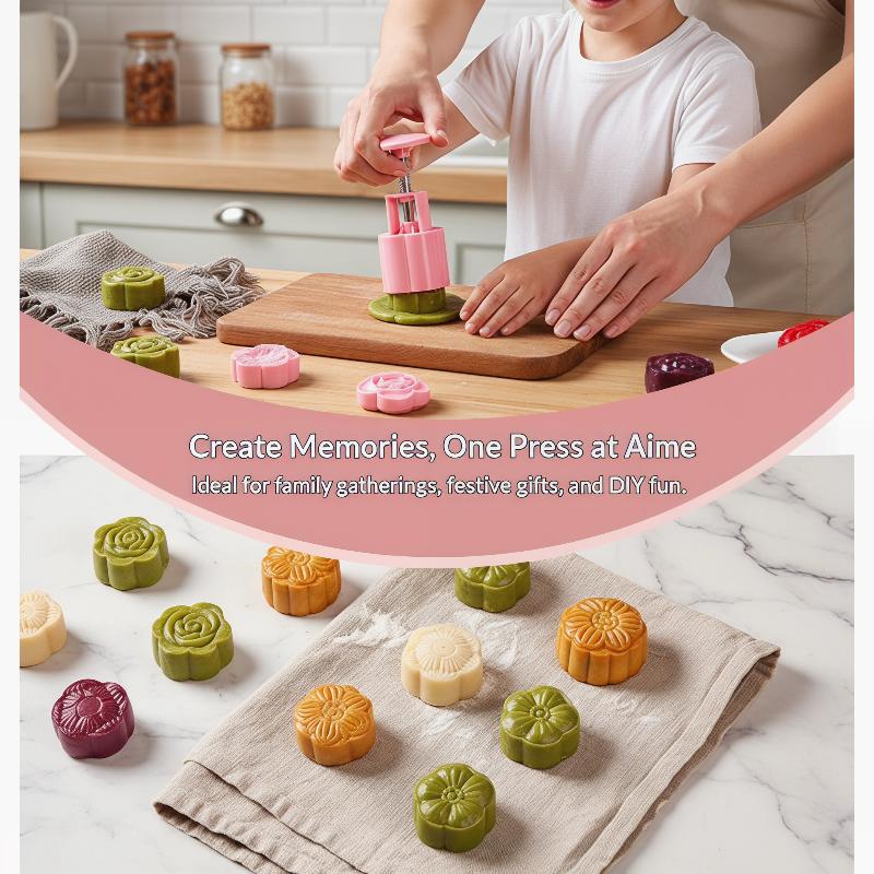 DIY Mooncake Mold 1 Set Plasti - огляд і ціна Kitchen Baking Torch