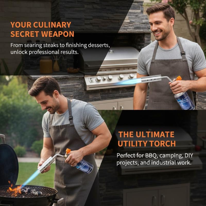 Butane Gas Torch Adjustable Co - огляд і ціна Kitchen Baking Torch