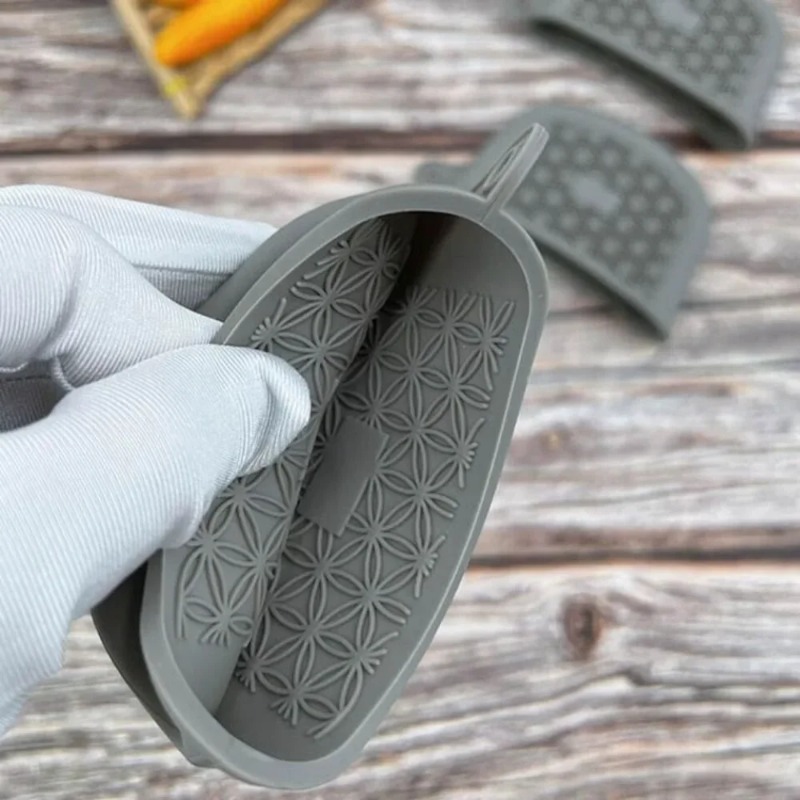 Thickened Silicone Pan Handle  - огляд і ціна Kitchen Baking Pan Organizer