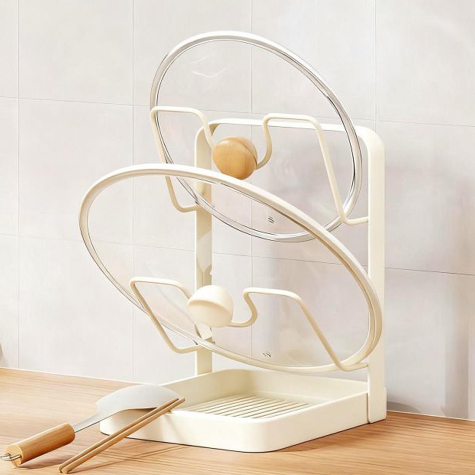 Pot Lid Organizer Anti-Slip Ki - огляд і ціна Kitchen Baking Pan Organizer