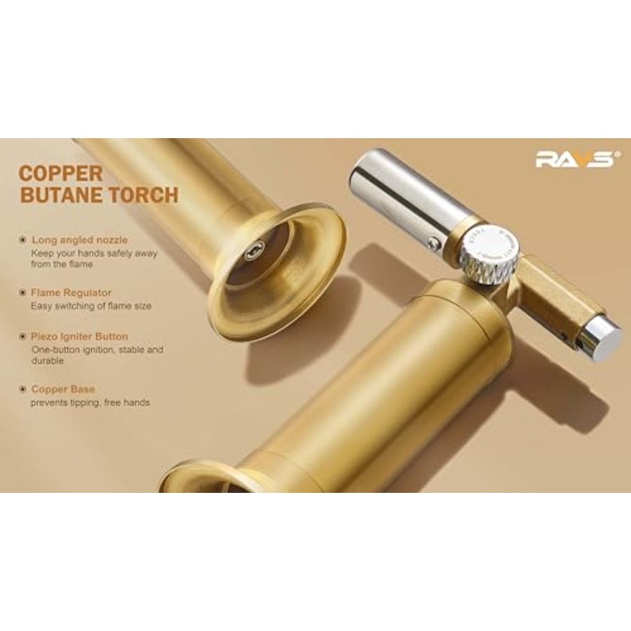 Copper Butane Torch Lighter, R - огляд і ціна Kitchen Baking Torch
