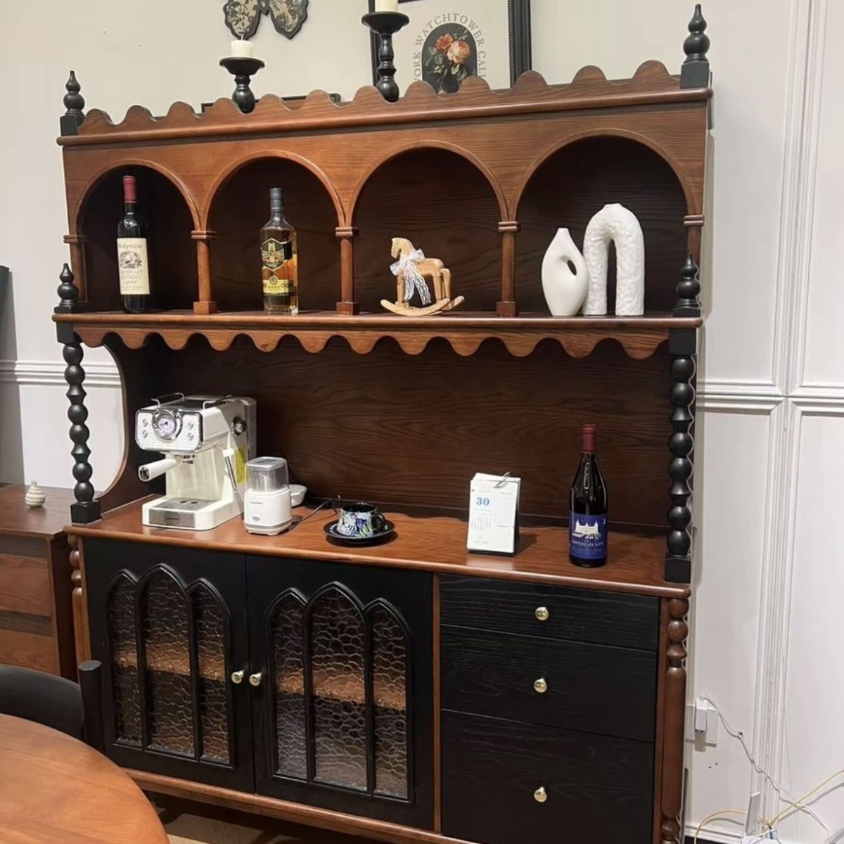 French solid wood dining side  - огляд і ціна Kitchen Zain