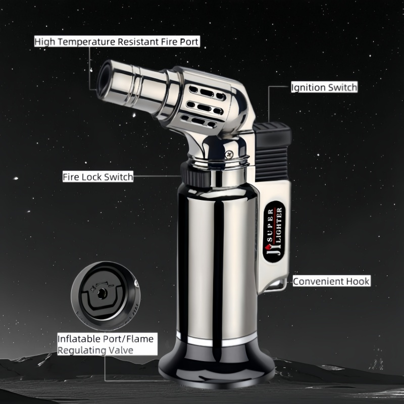Metal Windproof Jet Flame Gas  - огляд і ціна Kitchen Baking Torch