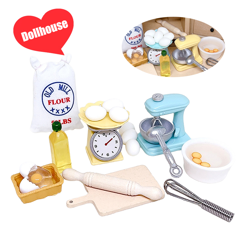 1Set 1:12 Dollhouse Miniature  - огляд і ціна Kitchen And Baking Tools