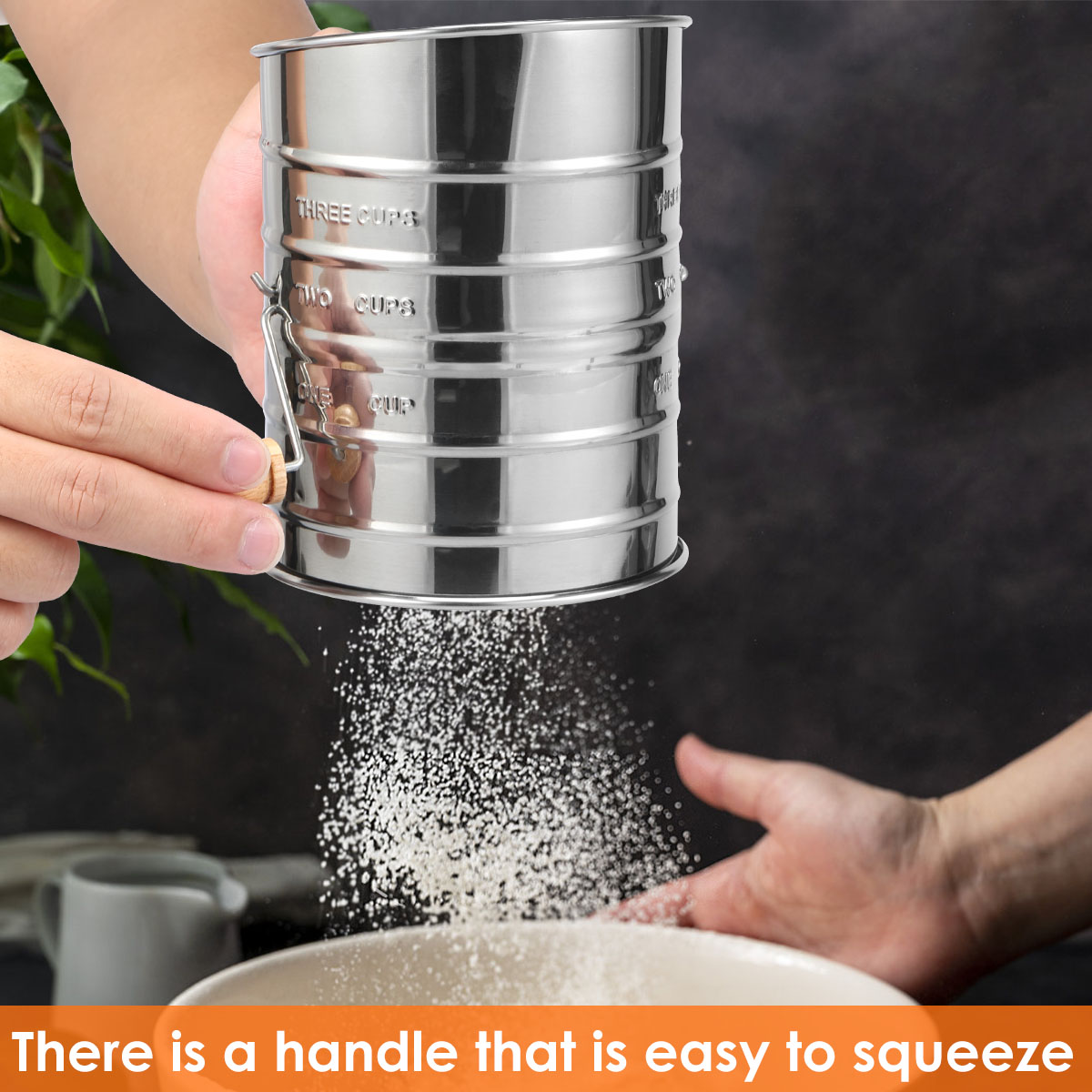Flour Sifter Stainless Steel F - огляд і ціна Kitchen And Baking Equipment