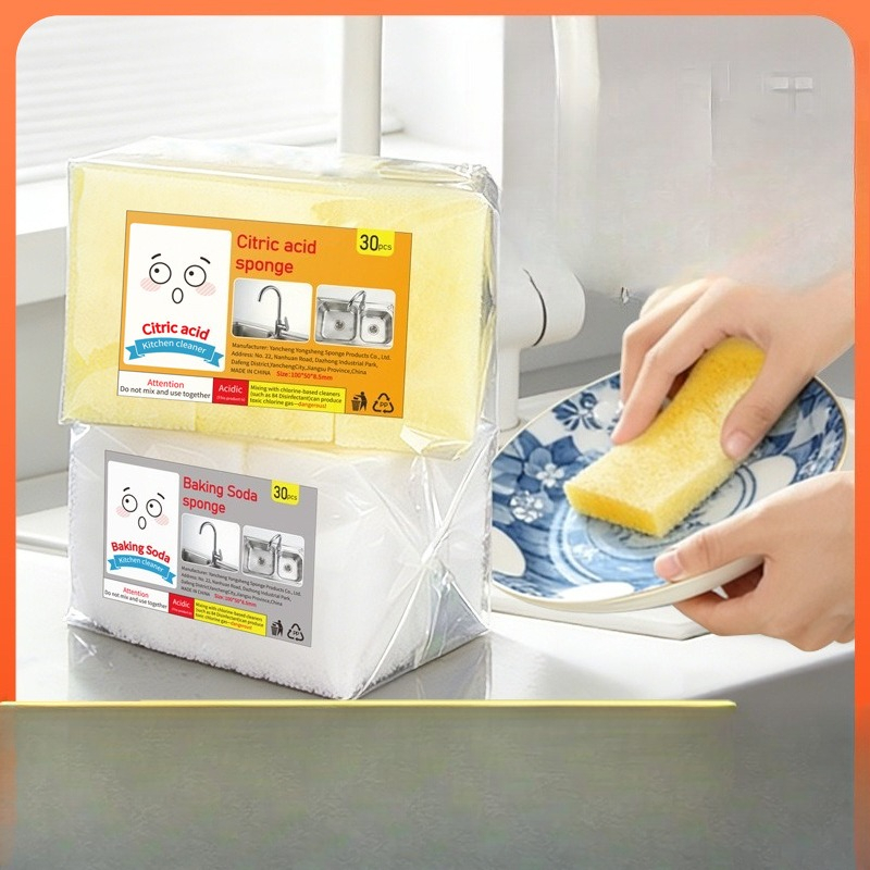 Dish Sponge Scouring Wipes Mul - огляд і ціна Kitchen Cleaner Baking Soda