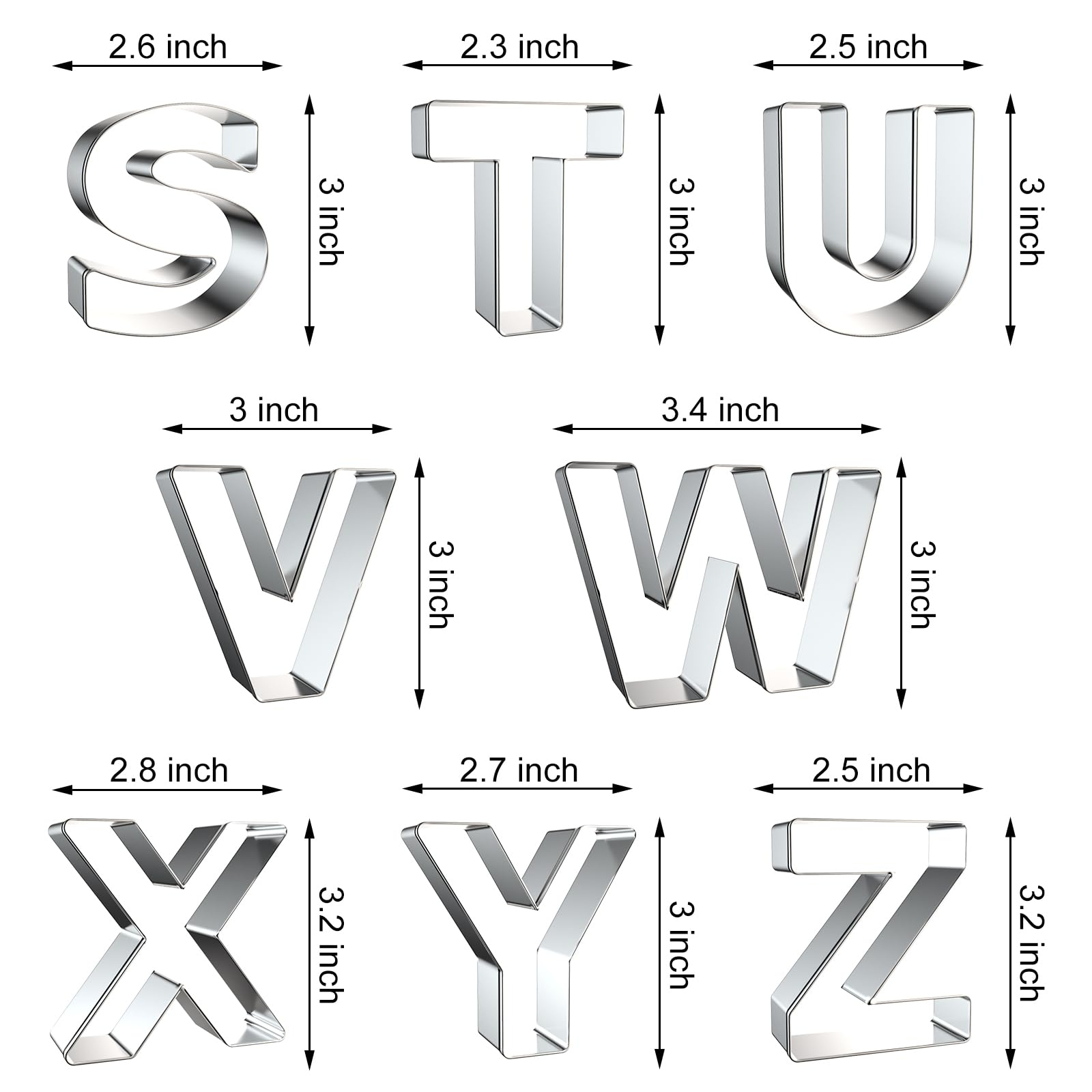 Letter Cookie Cutters Shapes - - огляд і ціна Kitchen And Baking Equipment