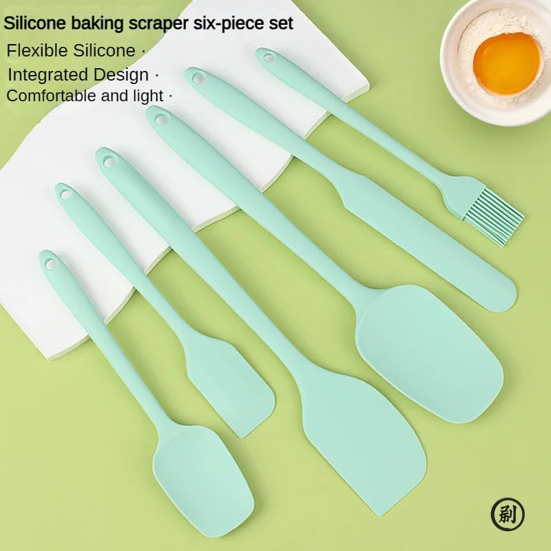 6pc Silicone Spatula set for b - огляд і ціна Kitchen Baking Brush