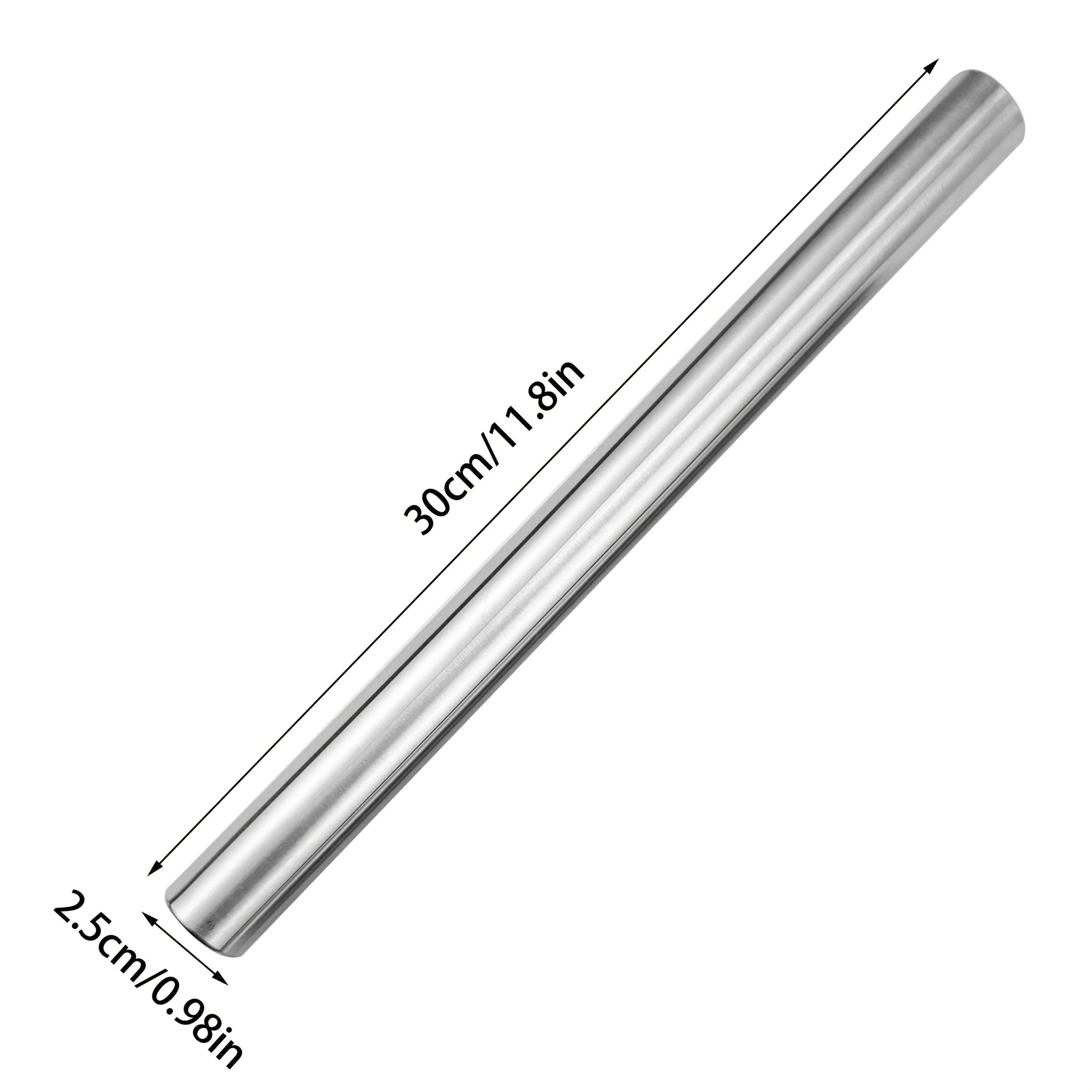 1PC Kitchen Rolling Pin Stainl - огляд і ціна Kitchen Roll Baking