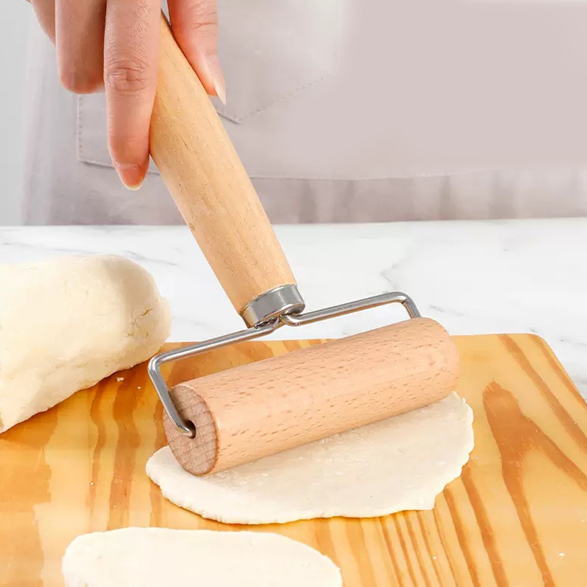 1PC Rolling pin; wooden baking - огляд і ціна Kitchen Roll Baking